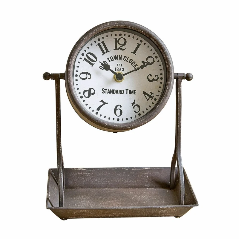Uhr Vorexil – Retro-Wanduhr aus Metall