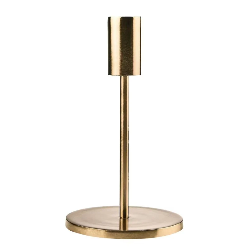 HIGHLIGHT Kerzenhalter – Minimalistischer Kerzenhalter Gold/Schwarz