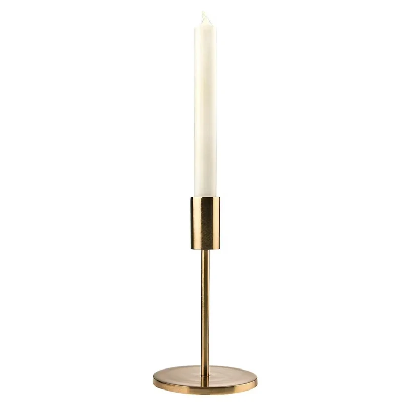 HIGHLIGHT Kerzenhalter – Minimalistischer Kerzenhalter Gold/Schwarz