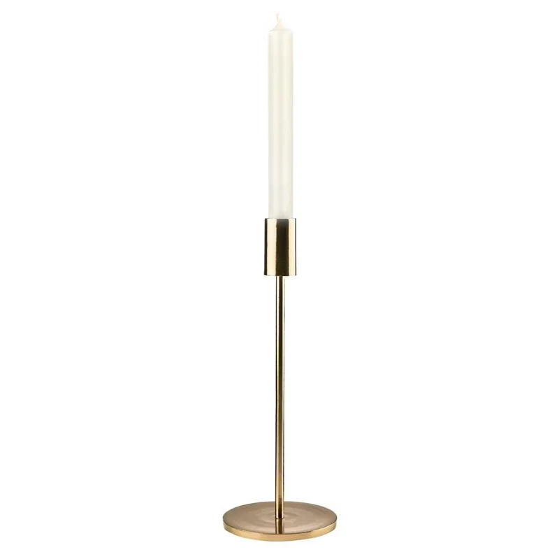 HIGHLIGHT Kerzenhalter – Minimalistischer Kerzenhalter Gold/Schwarz