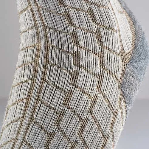 Trekking socks - Trekking Warm Crew women beige/grey