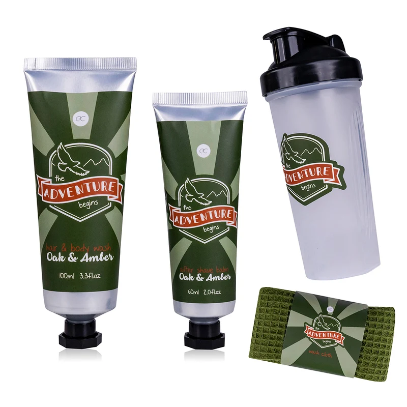 Accentra Körperpflegeset "Men´s Collection Adventure" mit Shaker/Trinkflasche
