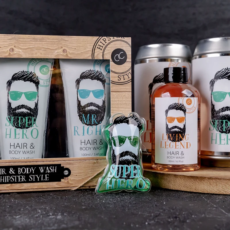 Accentra Körperpflegeset "Hipster Style" 3er-Set in Geschenkbox