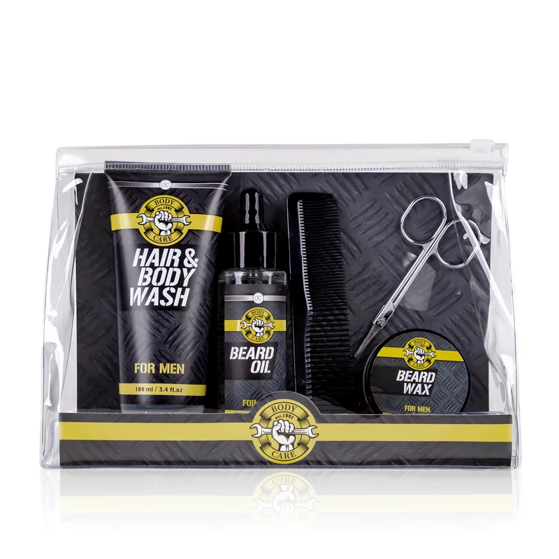 Accentra Körperpflegeset "Bath and Body Tools" in PVC-Kulturbeutel