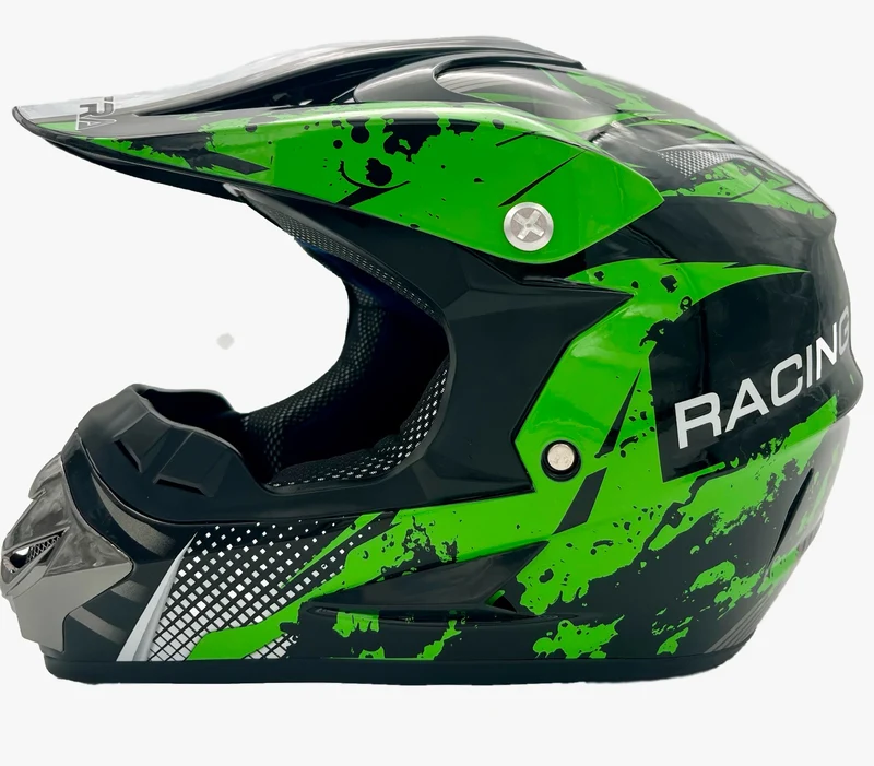 Motorrad Crosshelm Kinderhelm Motorradhelm für Kinder ABS-Schale