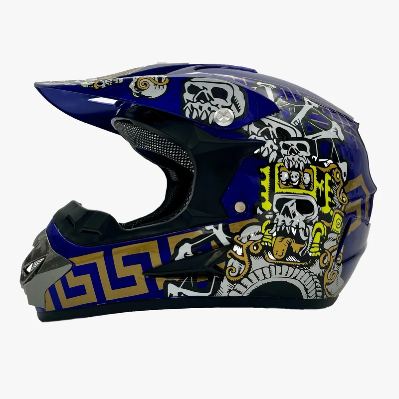 Motorrad Crosshelm Kinderhelm Motorradhelm für Kinder ABS-Schale