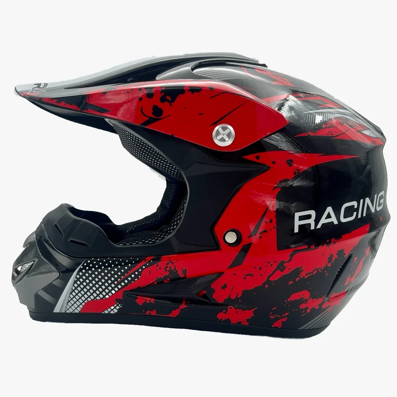 Motorrad Crosshelm Kinderhelm Motorradhelm für Kinder ABS-Schale