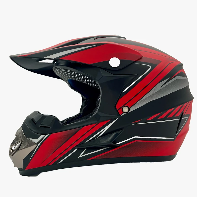 Motorrad Crosshelm Kinderhelm Motorradhelm für Kinder ABS-Schale