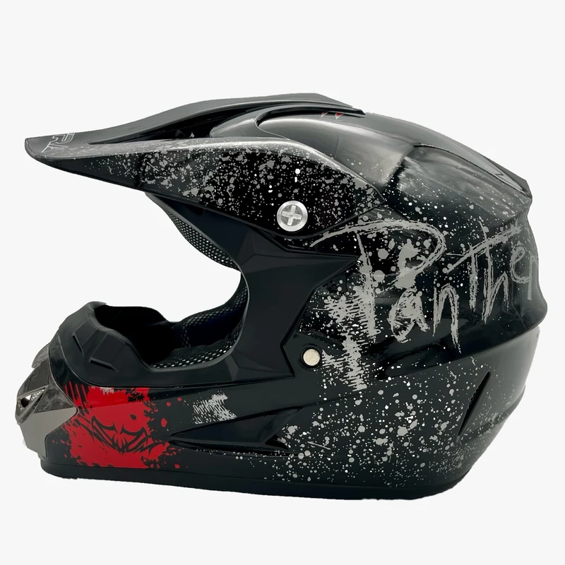 Motorrad Crosshelm Kinderhelm Motorradhelm für Kinder ABS-Schale