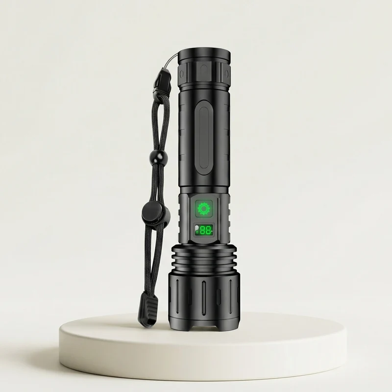 LED Taschenlampe – Helle Lichtleistung, Mehrere Modi & Wiederaufladbar