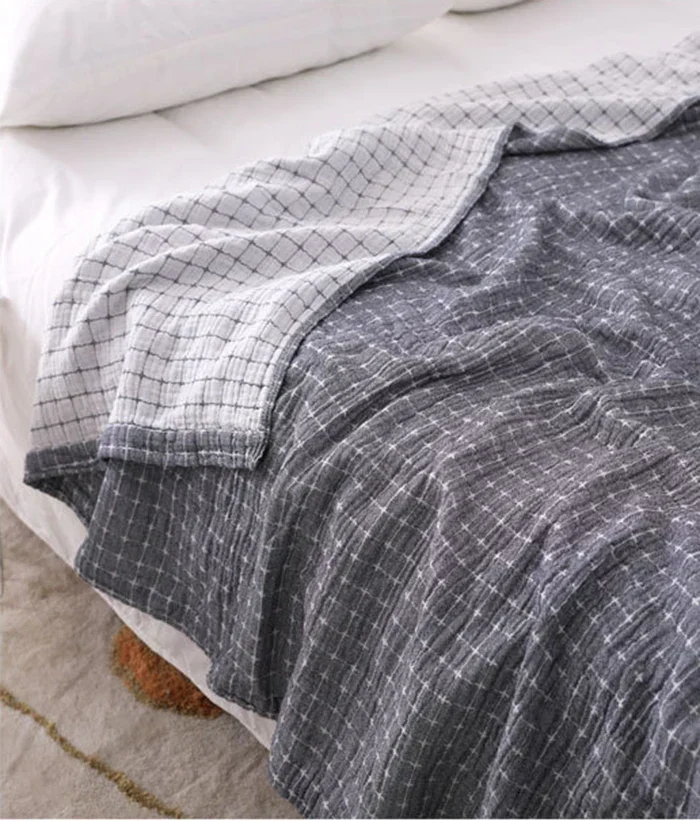 BreezyCotton Einfache Casual Baumwoll-Decke | Müheloser Komfort