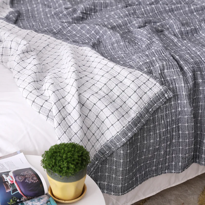 BreezyCotton Einfache Casual Baumwoll-Decke | Müheloser Komfort