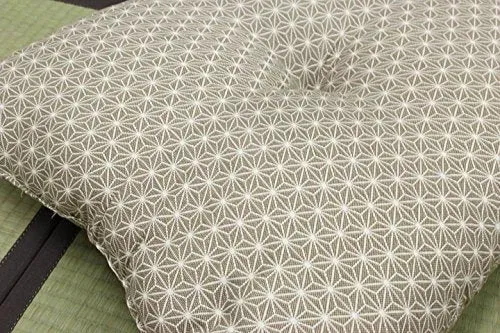 Ikehiko Zabuton Meisen Set Of 2 55X59Cm 3565620 Nishiki Beige