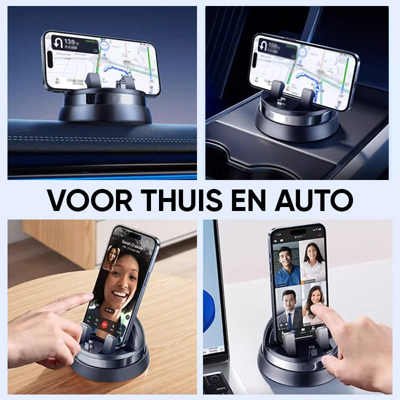 Handyhalterung Auto – 360° Drehfunktion & Rutschfester Halt für Sichere Smartphone-Nutzung