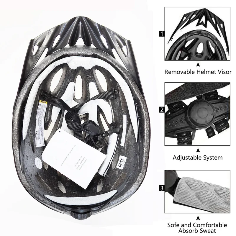 MTB Fahrradhelm – Leichtes Design mit Belüftung & Verstellbarem Anpassungssystem