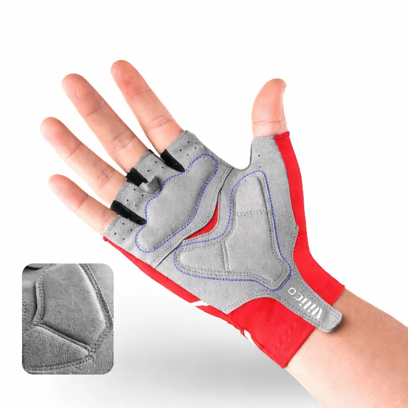 Halbfinger Fahrradhandschuhe – Rutschfeste Gripfläche & Atmungsaktives Design