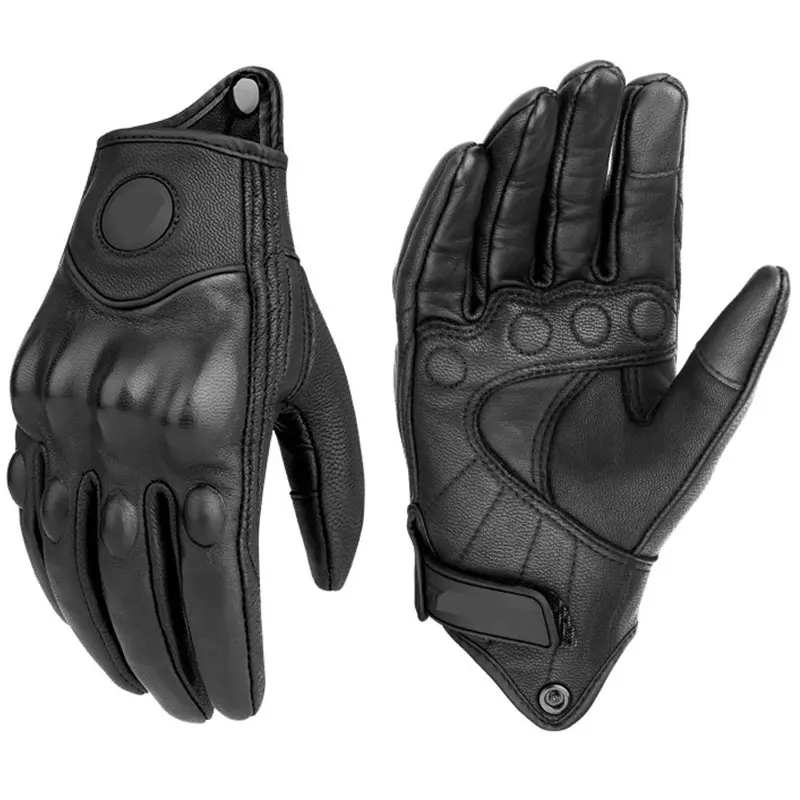 Motorradhandschuhe – Verstärkte Knöchelschale & Atmungsaktives Grip-Design