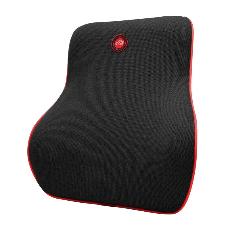 Auto Nacken- & Rückenkissen Set – Memory-Foam, Atmungsaktiv & Verstellbarer Gurt