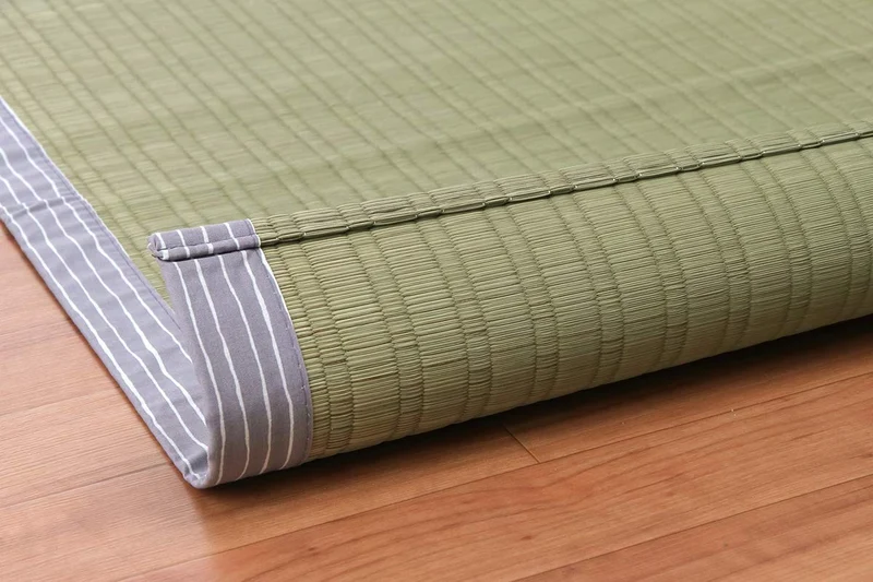 Ikehiko Corporation Gray Hiba Processing Rug Rush Sheets 88X180Cm #6508009