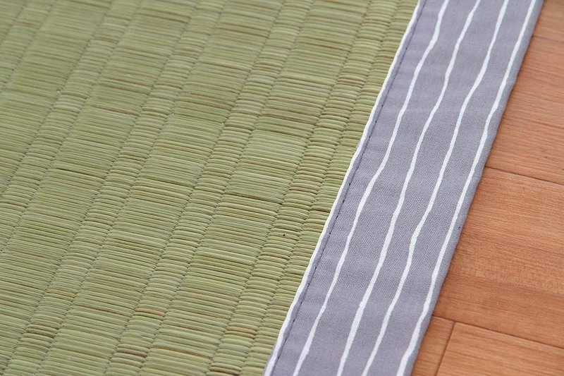 Ikehiko Corporation Gray Hiba Processing Rug Rush Sheets 88X180Cm #6508009