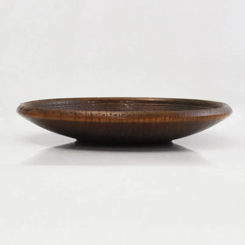 Ishida Wooden Tea Coasters: Classic Japanese Thousand-Stripe Motif