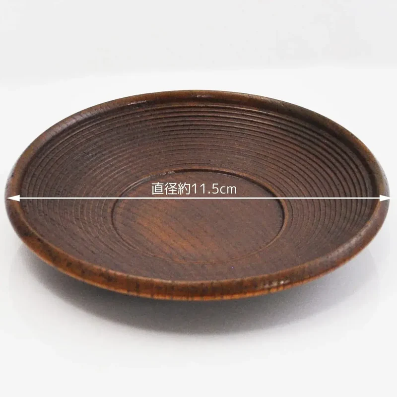 Ishida Wooden Tea Coasters: Classic Japanese Thousand-Stripe Motif