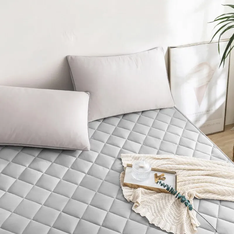 Matratzenschoner aus 100 % Polyester – Waschbarer, Hygienischer Schutz mit Elastischem Band für Alle Matratzenarten