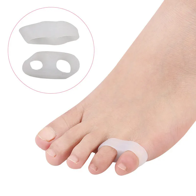 Silikon Gel Zehenspreizer – Weiche, Wiederverwendbare Hallux-Valgus-Korrektur für Schmerzfreie Zehenausrichtung