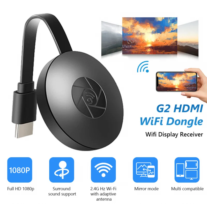 Wireless Display Adapter – 1080p HDMI Bildschirmspiegelung & WLAN-Casting