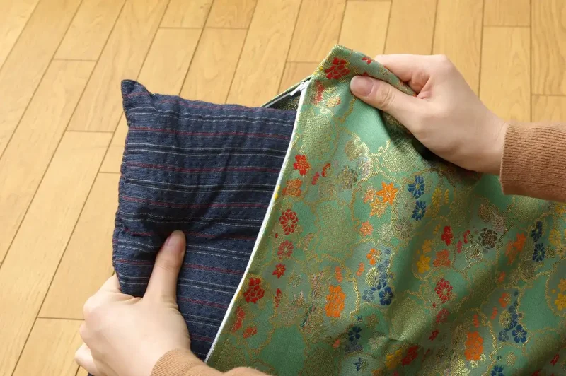 Ikehiko Gozen Zabuton Cover Japanese Buddhist Altar Cushion Cover 62X64Cm