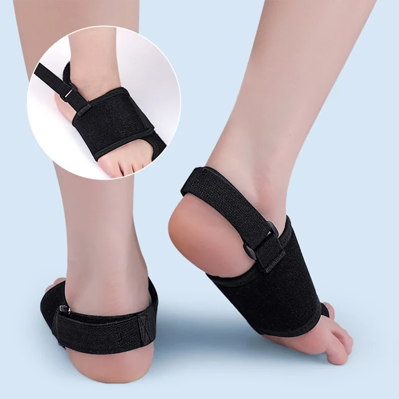 Hallux Valgus Korrektor – Verstellbare Orthopädische Zehenschiene mit Aluminiumstütze & Fersenband