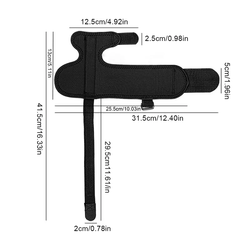Hallux Valgus Korrektor – Verstellbare Orthopädische Zehenschiene mit Aluminiumstütze & Fersenband