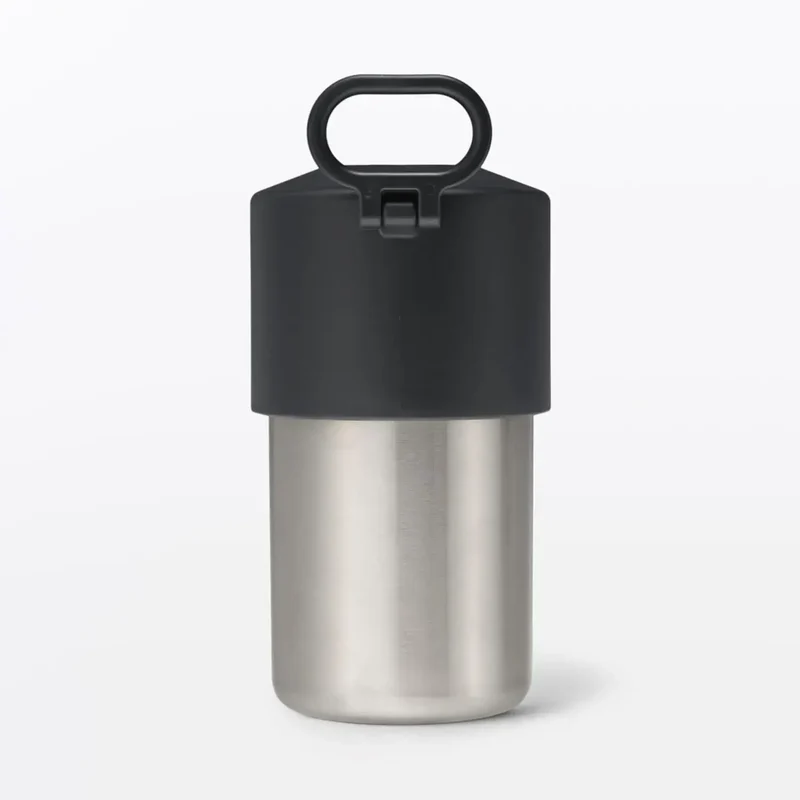 Muji Cold Bottle Cooler Holder, Durable Collapsible Handle 500ml