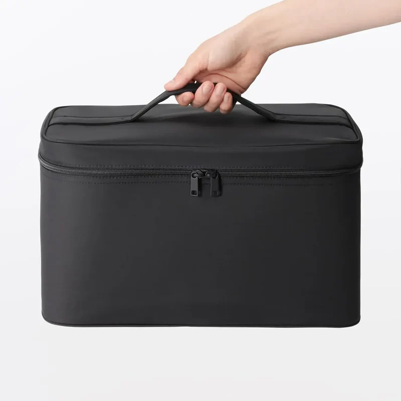Muji Recycled Nylon Makeup Organizer Box for Beauty Routine