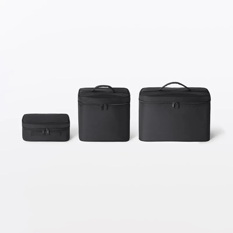 Muji Recycled Nylon Makeup Organizer Box for Beauty Routine