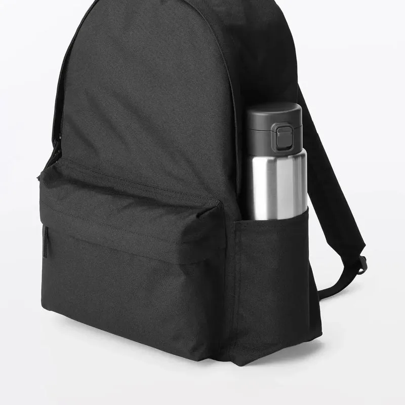 Muji Vacuum Insulated One-Touch Thermal Bottle 750ml Silver