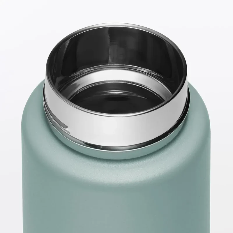 Muji Vacuum Insulated Thermal Bottle with Handle, 700ml