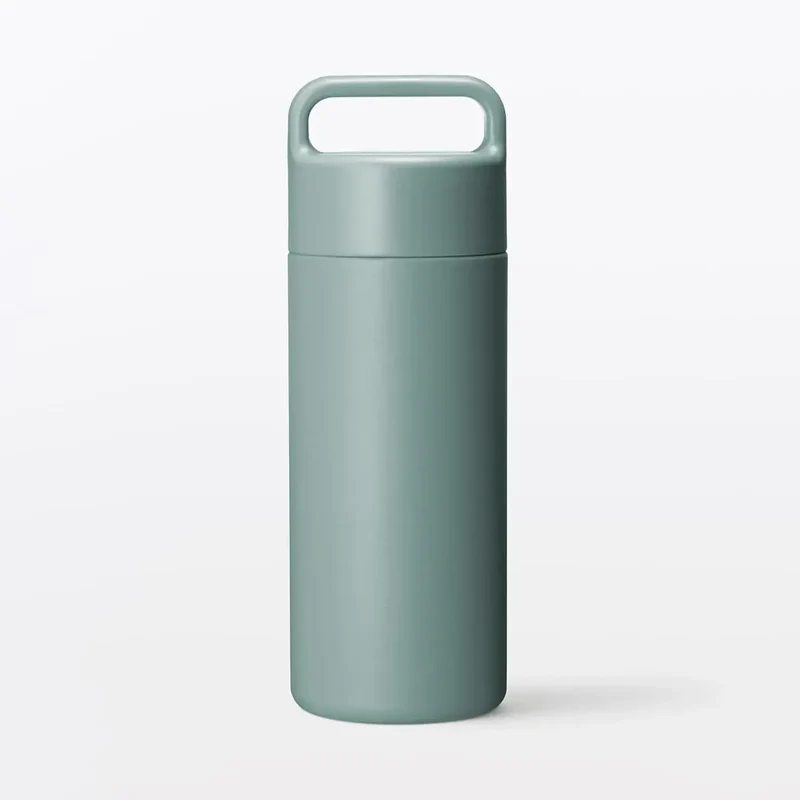 Muji Vacuum Insulated Thermal Bottle with Handle, 700ml