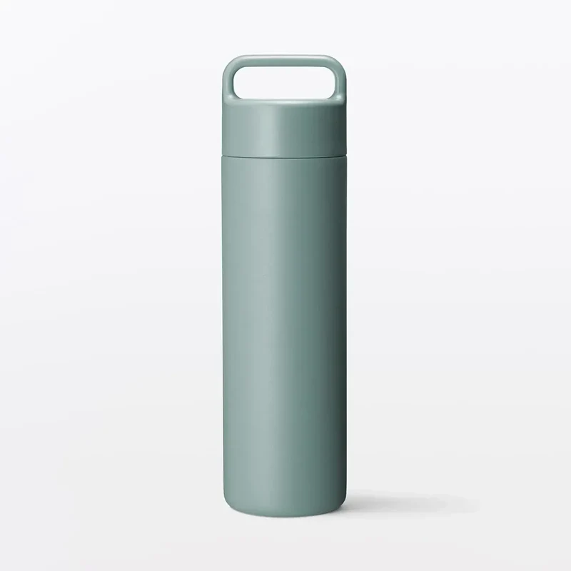 Muji Vacuum Insulated Thermal Bottle with Handle, 700ml
