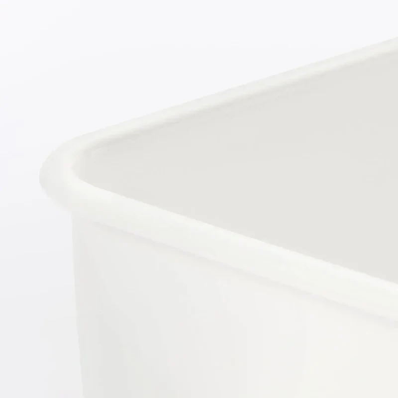 Muji Enameled Square 6.3" Compact Durable Food Storage Container