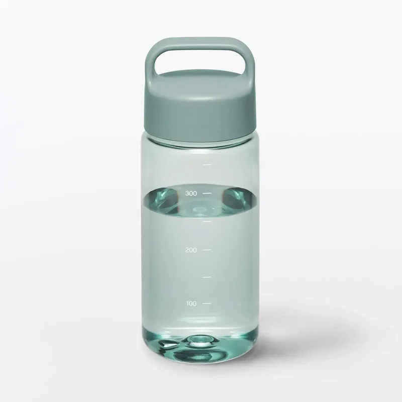 Muji Easy Carry Portable Drink Bottle 350ml Smoky Green