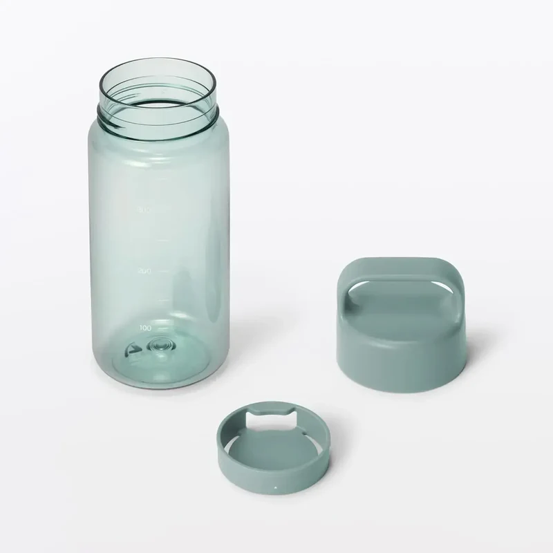 Muji Easy Carry Portable Drink Bottle 350ml Smoky Green