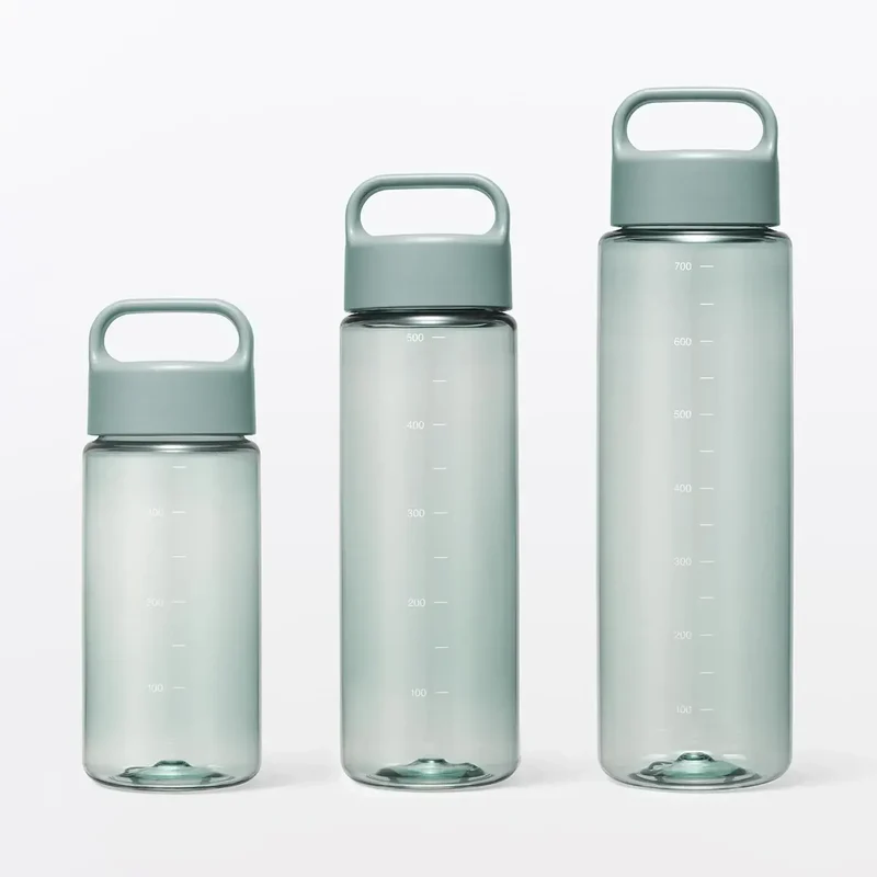 Muji Easy Carry Portable Drink Bottle 350ml Smoky Green