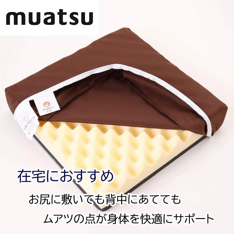 Showa-Nishikawa Muatsu Cushion 2 Form 01 Japan 7X40X40M 40Sq Brown