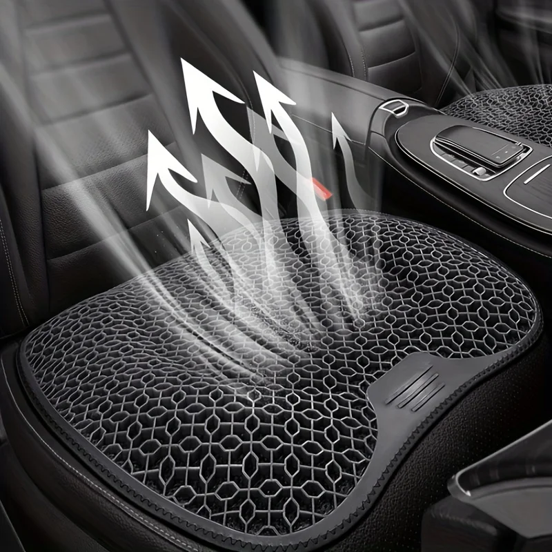 Ergonomisches Gel-Sitzkissen – Atmungsaktive Druckentlastung für Büro, Auto & Zuhause