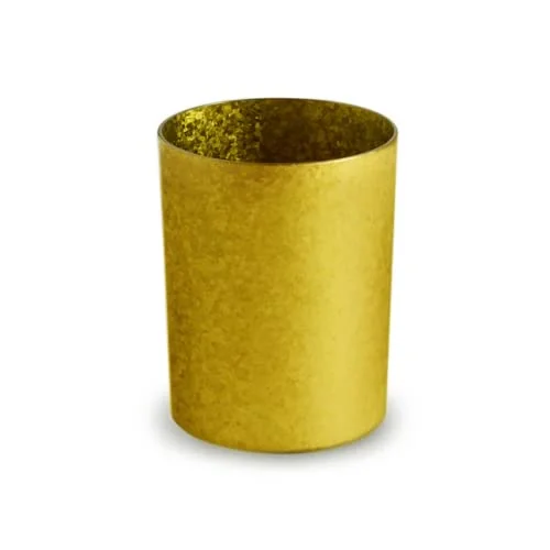 Laugh Wrinkles Guitan Titanium Sake Cup Pair Paulownia Box Wedding Gift Guinomi Gold Pair