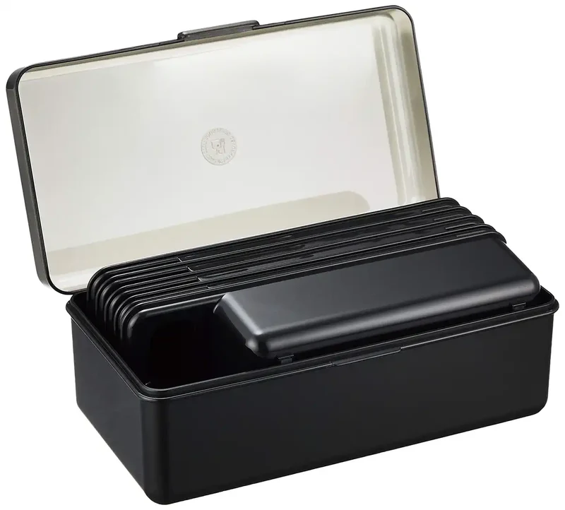 Pearl Metal Kinzoku Vegetable Slicer 4P Black - - C-2994