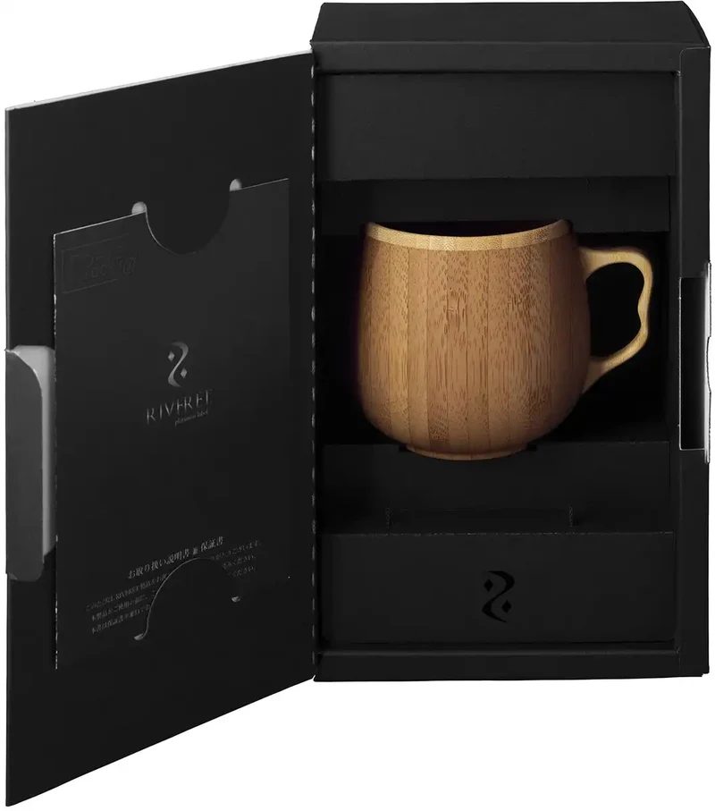 Riveret Brown Cafe Au Lait Mug -