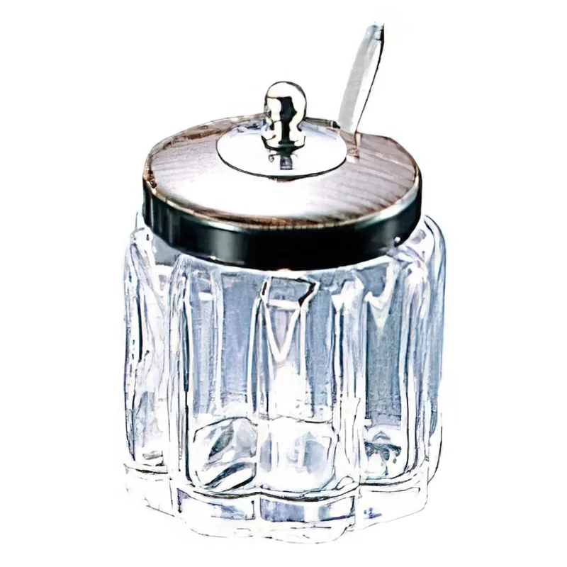 Ninomiya Crystal Glass Karashi Cruet Wood Pattern 60Ml