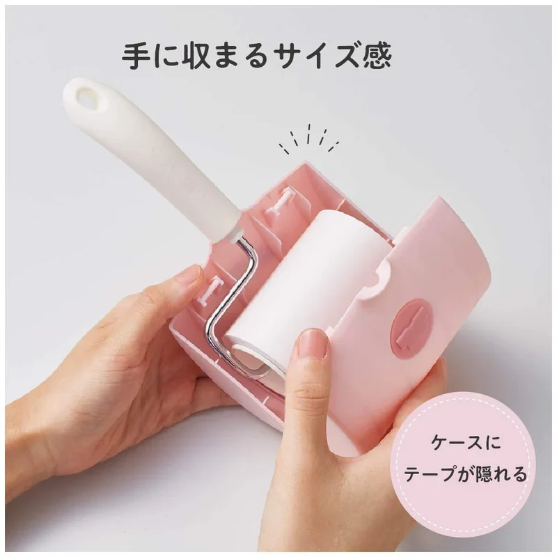 Nitoms Corocoro Clothes Pollen Remover Dust Remover Tape Mini Japan - 80Mm X 90 Wraps 2 Rolls C0250